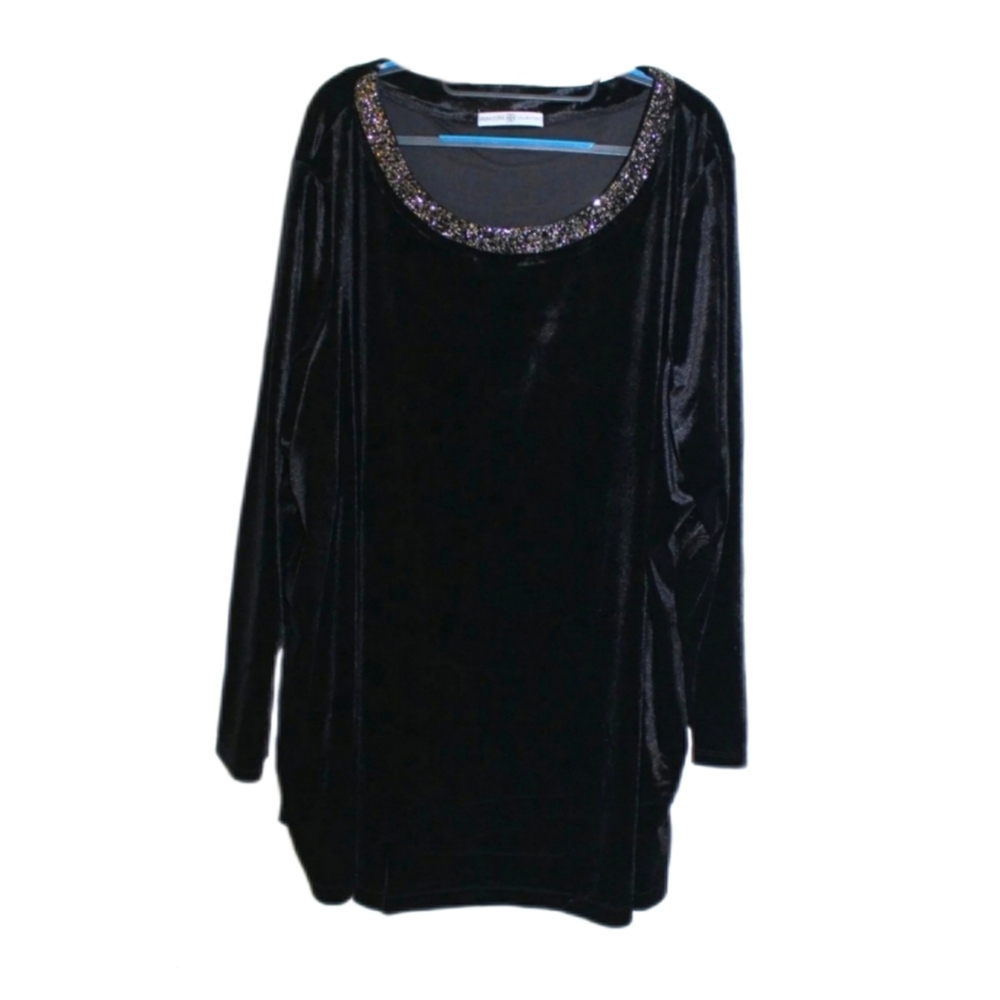 NEW Women's Sparkling Louise Velvet Tunic